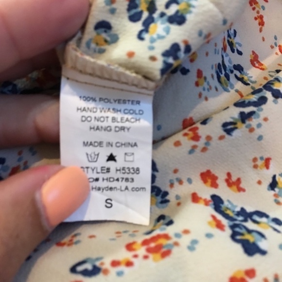 {Hayden} ruffle boho hippie floral dress - Picture 7 of 7